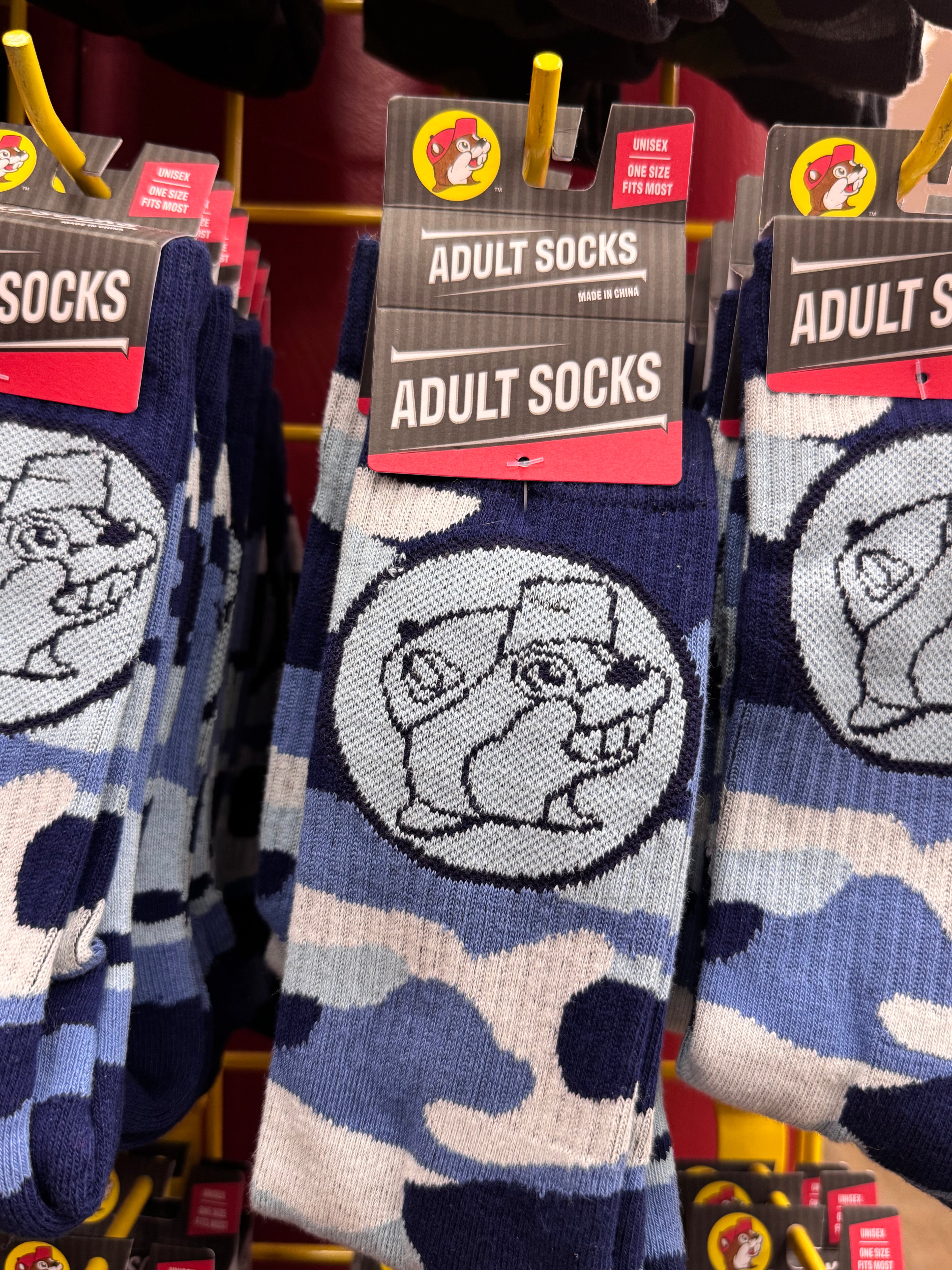 Blue Camo Bucee Socks