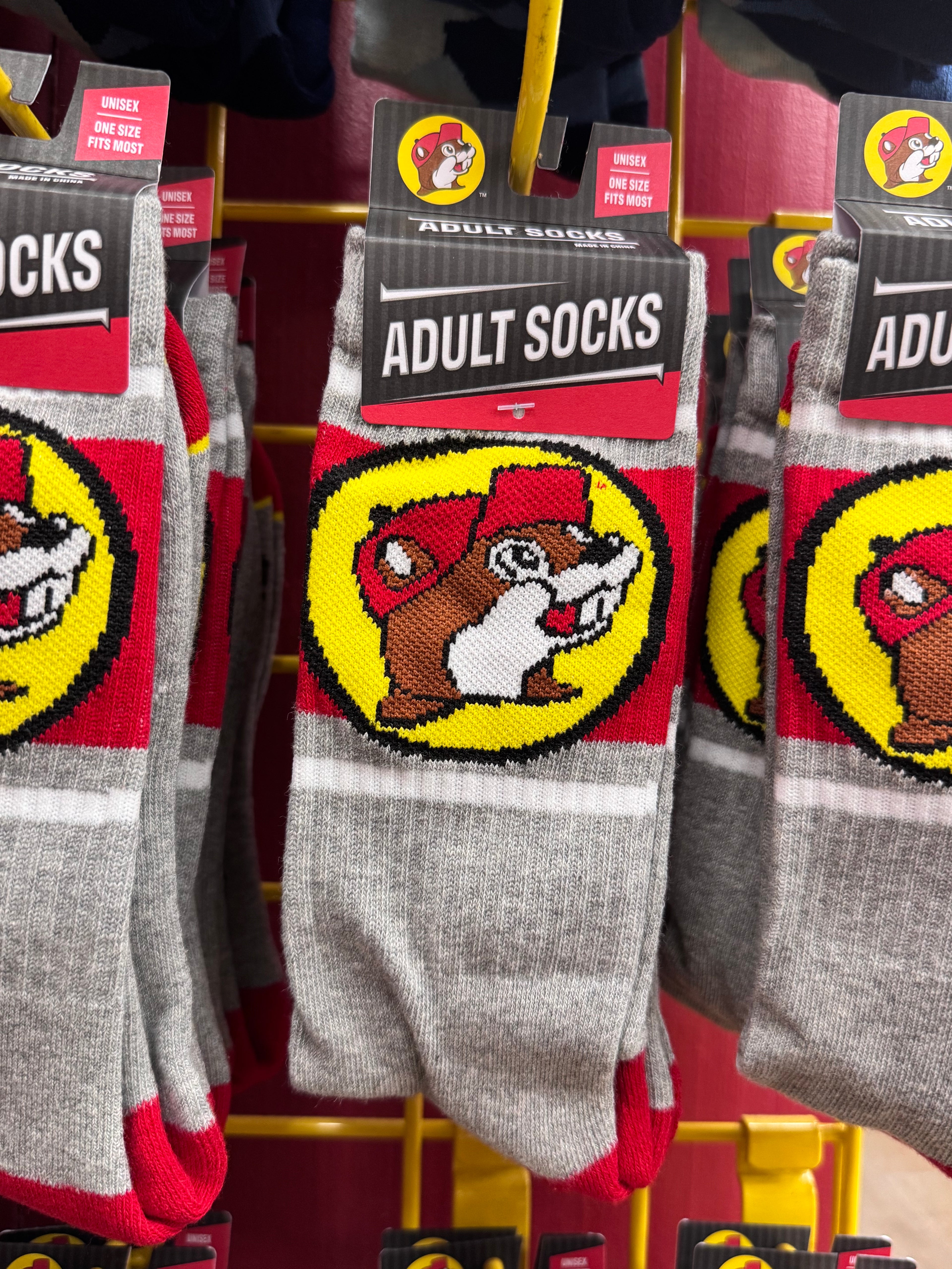 Grey Bucee Socks